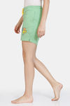 Zivame Looney Tunes Knit Cotton Shorts - Green Tea — thumbnail 3